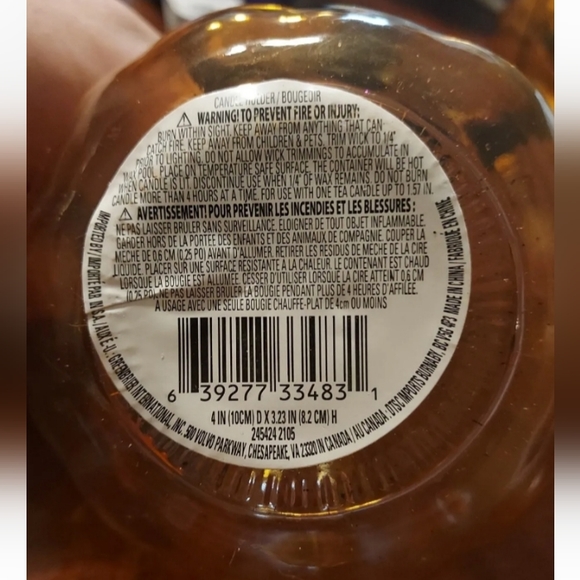 Glass Pumpkin Tealight Candleholders, 3x4-in. Vintage style Jack O' Lantern - Picture 4 of 7